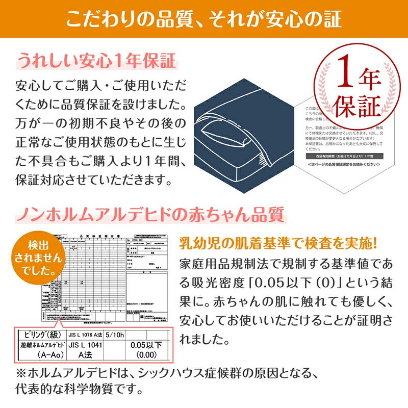 こだわりの品質、それが安心の証